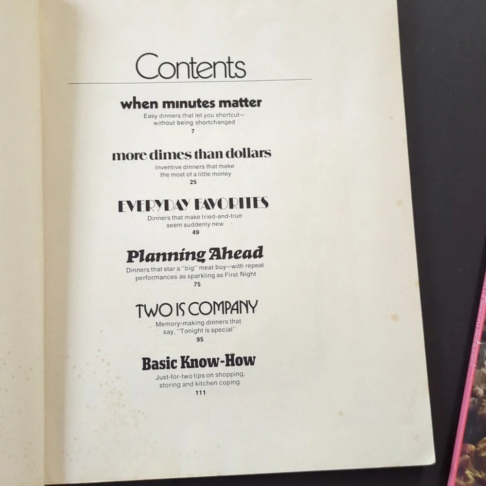 2 Cookbooks All American Cooking 1997 Betty Crocker’s Dinner for Two 1983